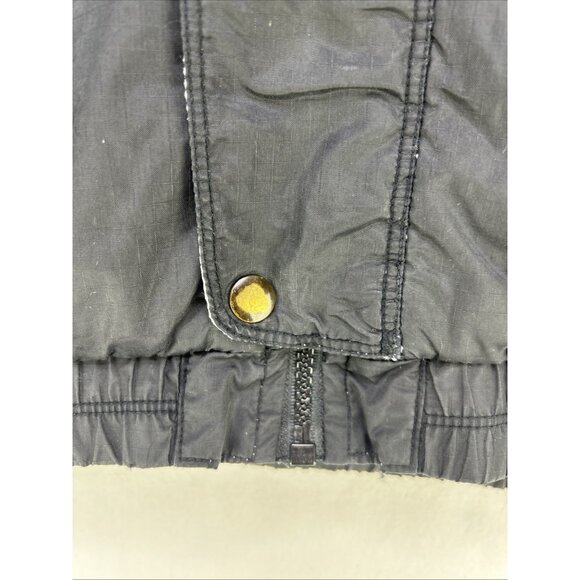 Vintage Nike Vest Large Youth (14-16) Zip Up Purple And Black Puffer Vest 90’s - Picture 9 of 14